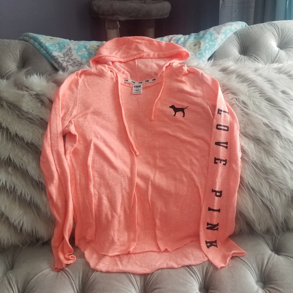 Pink Victoria secret hoodie top
